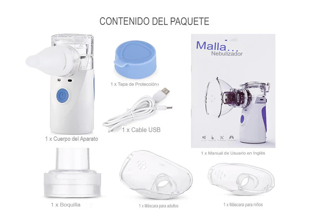 Inhalador Nebulizador AEROCLEAN® - Portátil y Ultrasilencioso (Promoción Compra 2 y Ahorra)