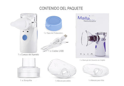 Inhalador Nebulizador AEROCLEAN® - Portátil y Ultrasilencioso (Promoción Compra 2 y Ahorra)