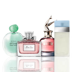 Combo 4 Perfumes - Acqua di Gioia + Light Blue + Scandal + Miss Dior 100ML