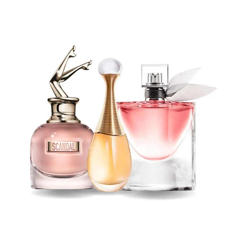 Combo 3 Perfumes - Scandal + La Vie Est Belle + J'adore 100ML