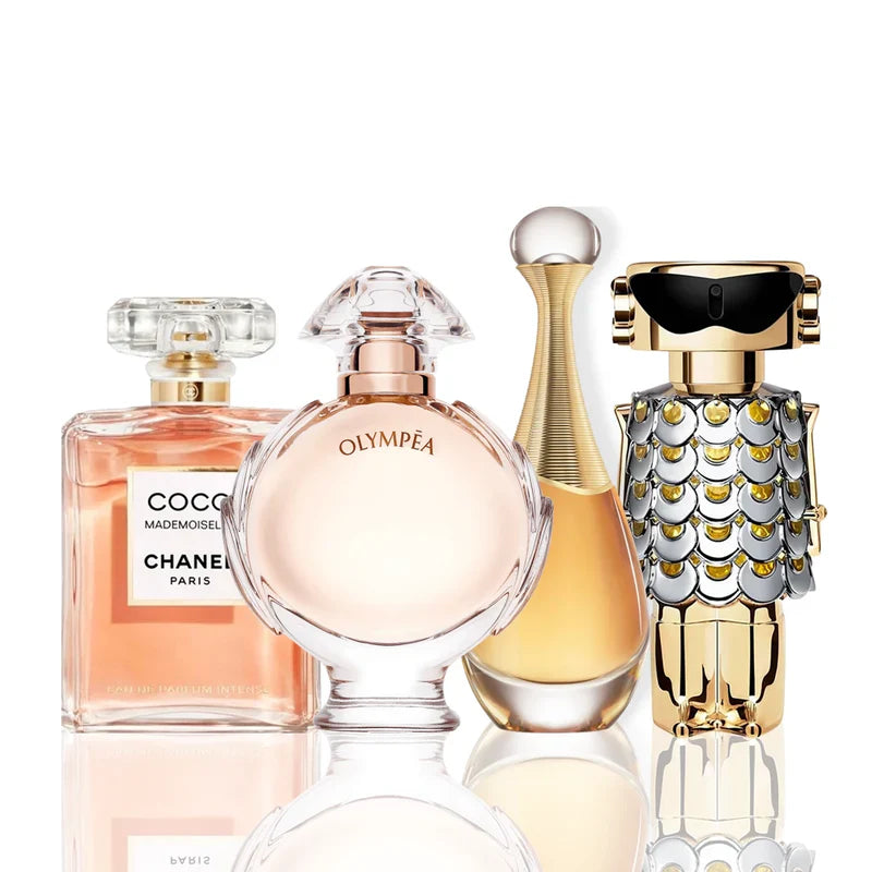 Combo 4 perfumes - Coco chanel + Olimpea +  J`Adore + Fame 100ML