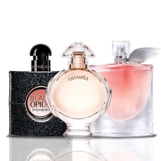 Combo 3 Perfumes - Black Opium + Olypea + La Vie Est Belle 100ML